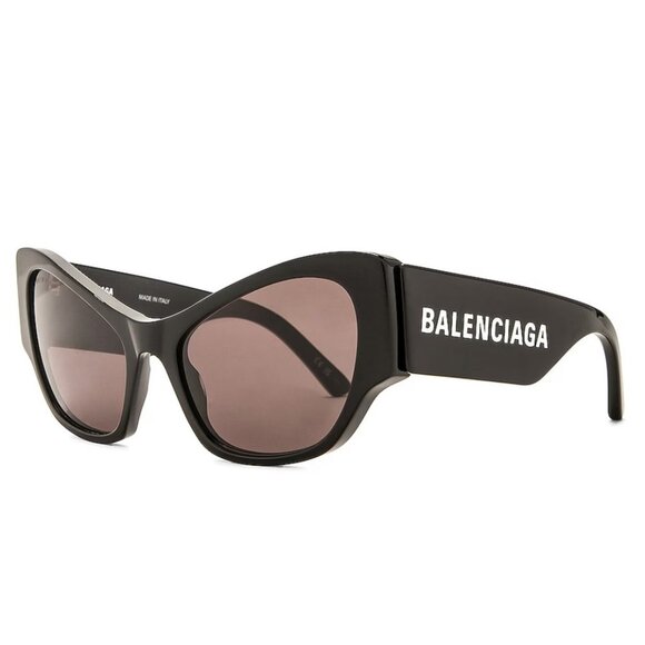 NWOT Balenciaga Cat Eye Sunglasses in Black - Picture 1 of 9